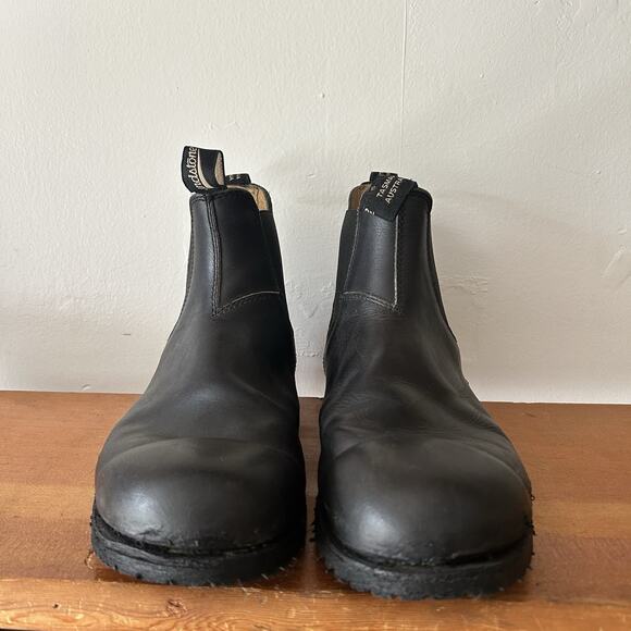 Men’s Blundstone #558 Chelsea Boots Black Leather Vibram Resole Size 13 US 14 main image 6